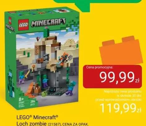 Klocki LEGO Minecraft Loch zombie (21587)