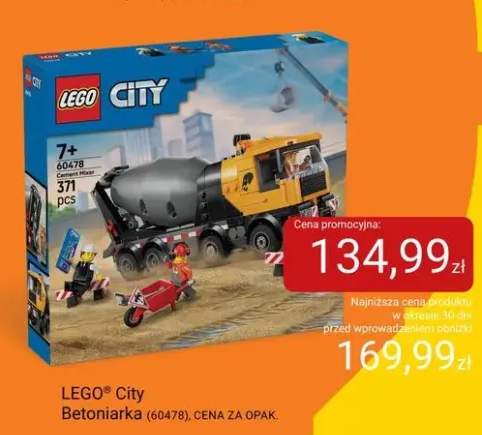 Klocki LEGO City Betoniarka (60478)
