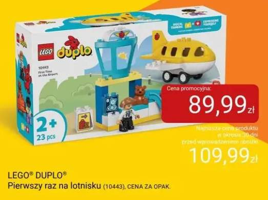 Klocki LEGO DUPLO Pierwszy raz na lotnisku 10443