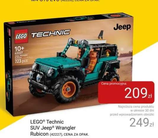 Klocki LEGO Technic SUV Jeep Wrangler Rubicon (42227)