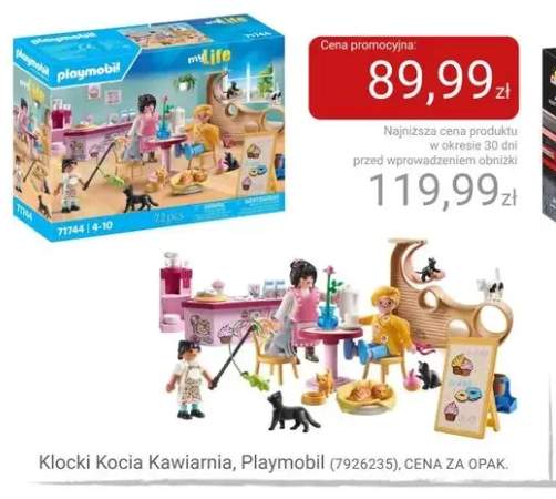 Klocki Kocia Kawiarnia Playmobil