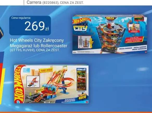 Hot Wheels City Zakręcony Megagaraż