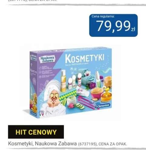 Kosmetyki Naukowa Zabawa Clementoni