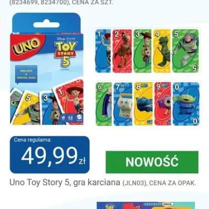 Gra karciana Uno Toy Story 5