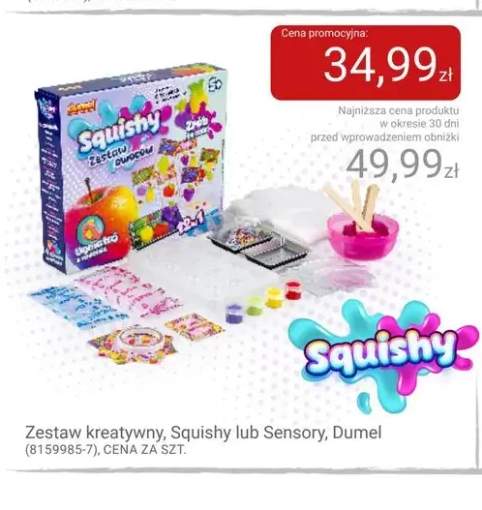 Zestaw kreatywny Squishy Dumel
