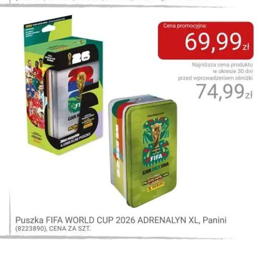 Puszka FIFA WORLD CUP 2026 ADRENALYN XL Panini