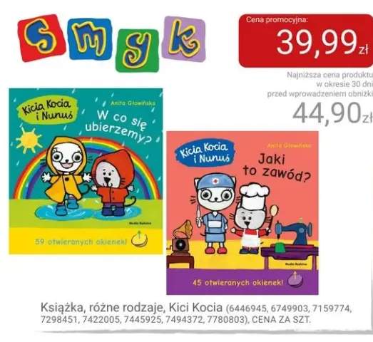 Książka Kici Kocia i Nunuś W co się ubierzemy?