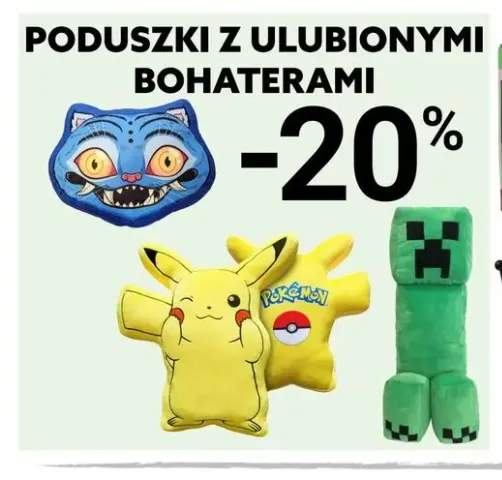 Poduszka z ulubionymi bohaterami